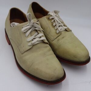Vintage Cole Haan Cream Leather Shoes Mens 9.5